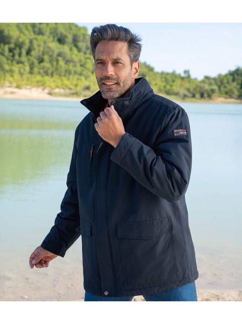 Parka Multipoche Tout-Terrain  - ATLAS FOR MEN Bleu marine - Kiabi