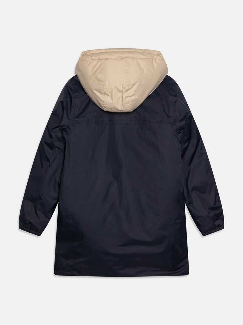 Parka P. Le Vrai 3.0 Eiffel Orsetto - K-Way Bleu Ecru - Kiabi