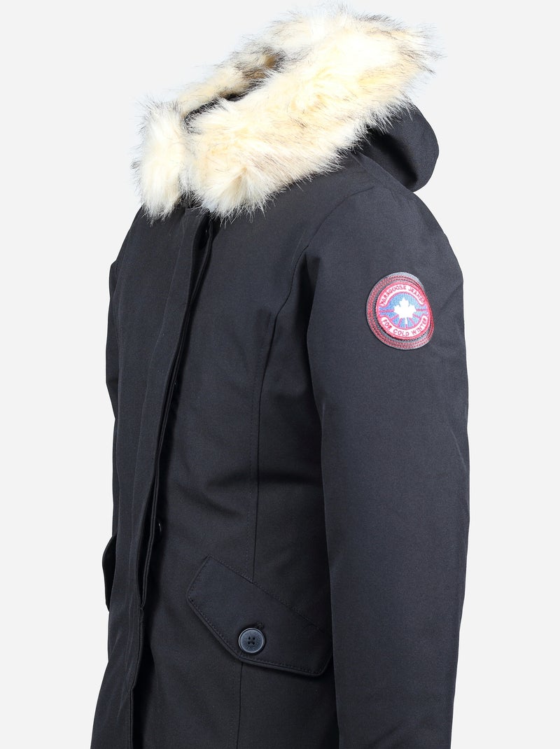 Parka Paragoose Fourrure amovible Noir - Kiabi