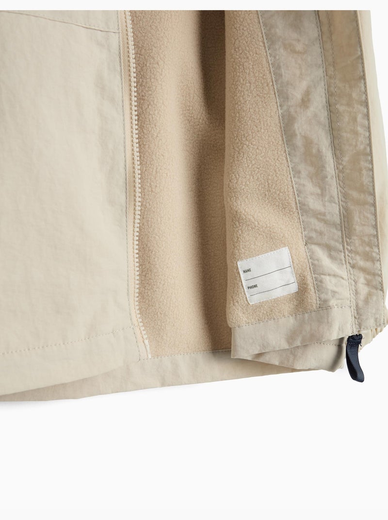Parka polaire, MO Fashion Beige - Kiabi
