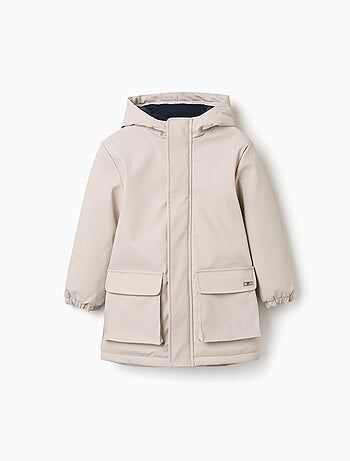 Parka rembourrée avec capuche et poches avant