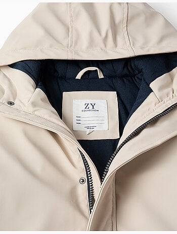 Parka rembourrée avec capuche et poches avant