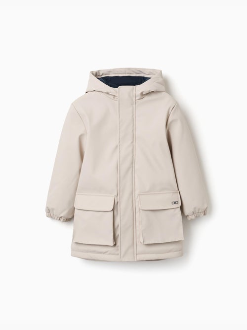 Parka rembourrée avec capuche et poches avant - Kiabi