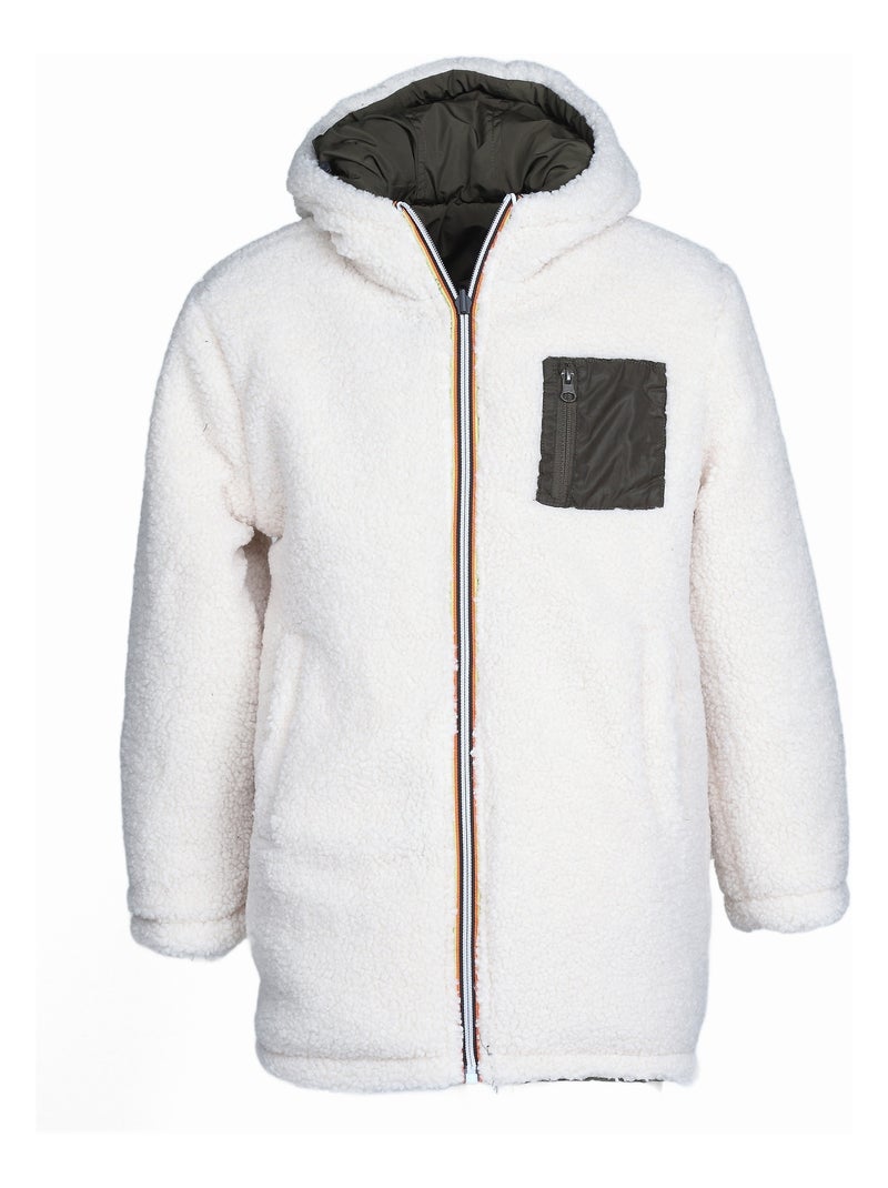 Parka reversible - Kizco Kaki - Kiabi