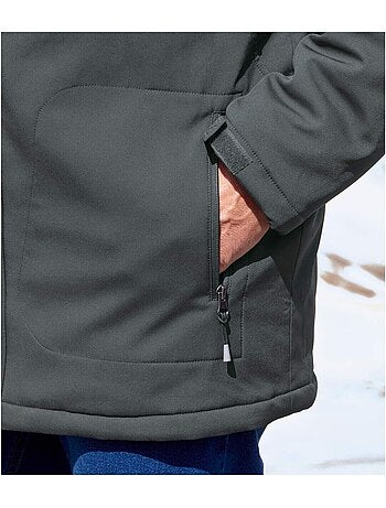 Parka Softshell Matelassée à Capuche - ATLAS FOR MEN