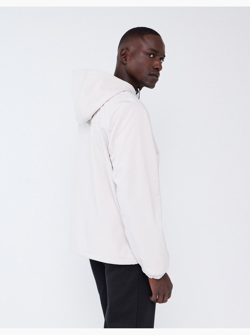 Parka technique avec capuche, mo fashion Gris - Kiabi