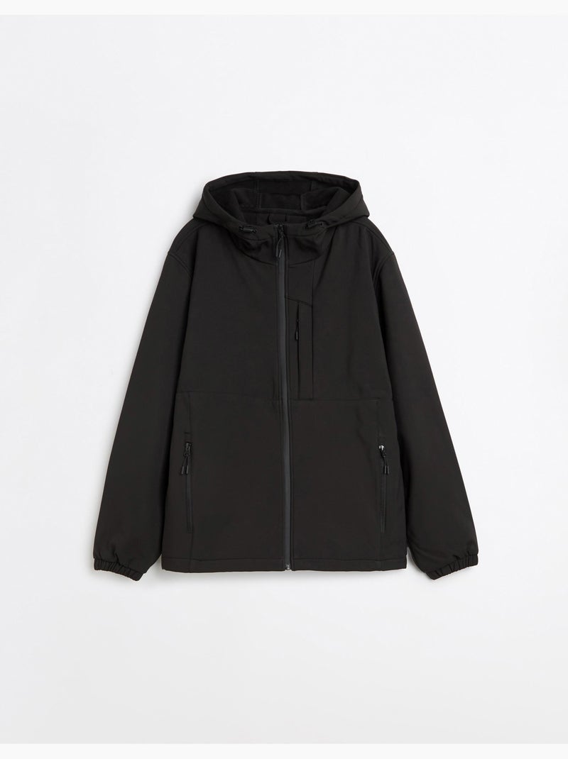 Parka technique avec capuche, mo fashion Noir - Kiabi