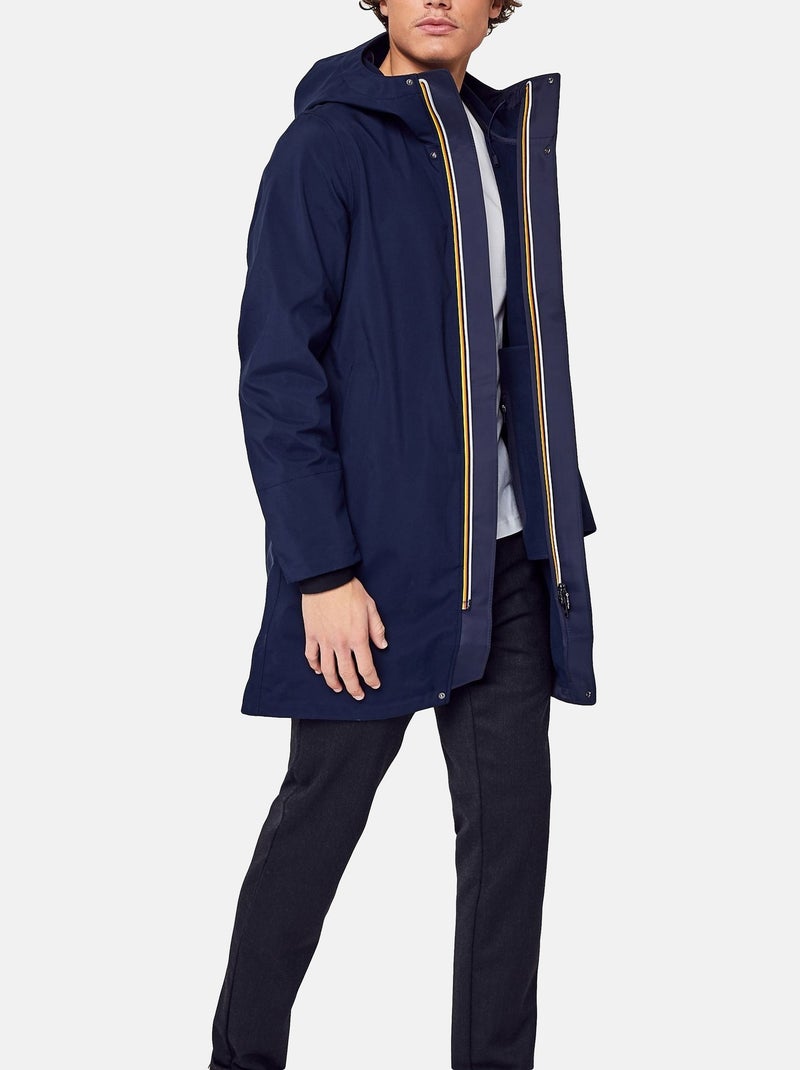 Parka Thomas Bonded - K-Way Bleu foncé - Kiabi