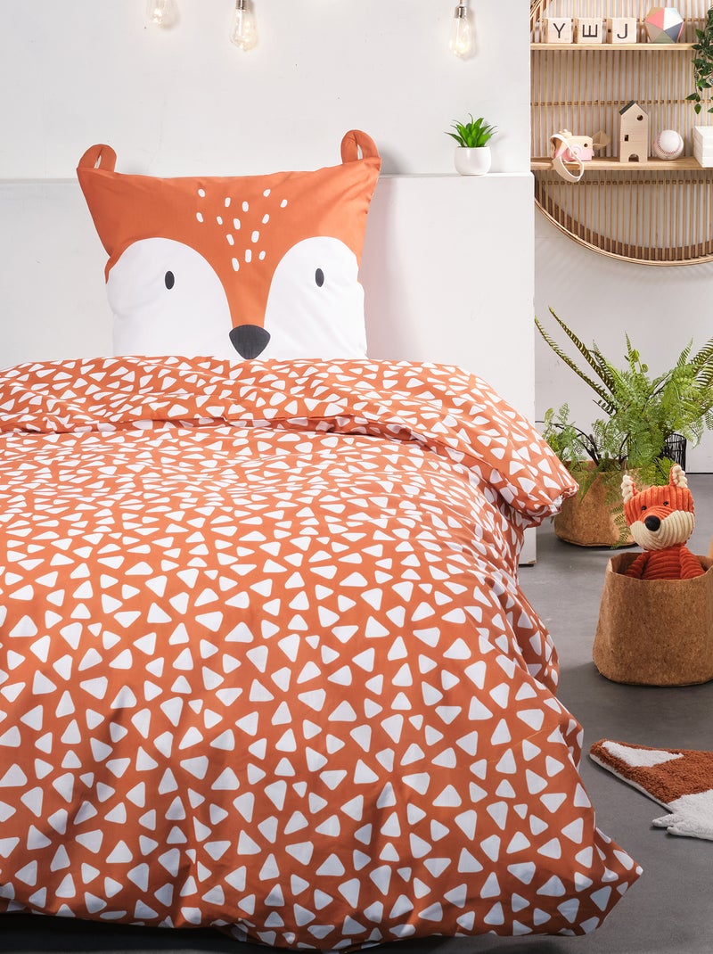 Parue de lit 'Renard' - 1 personne Orange - Kiabi