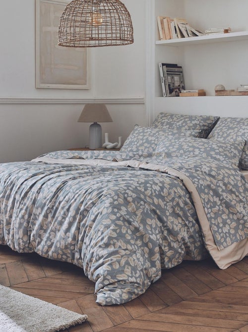 Parure de couette en percale au style cocooning - Kiabi