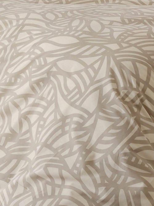 Parure de couette imprimée graphique - Kiabi