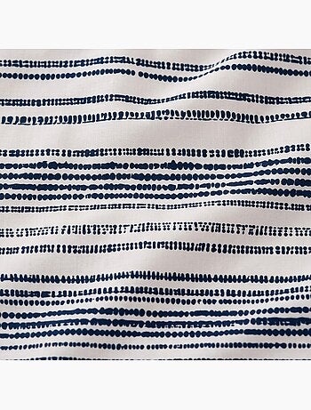 Parure de draps 100% coton à rayures, taie d'oreiller incluse - Gamusi