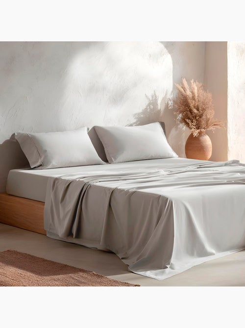 Parure de draps 100% coton, unie - Gamusi. - Kiabi Parure de draps 100% coton, unie - Gamusi. - Kiabi