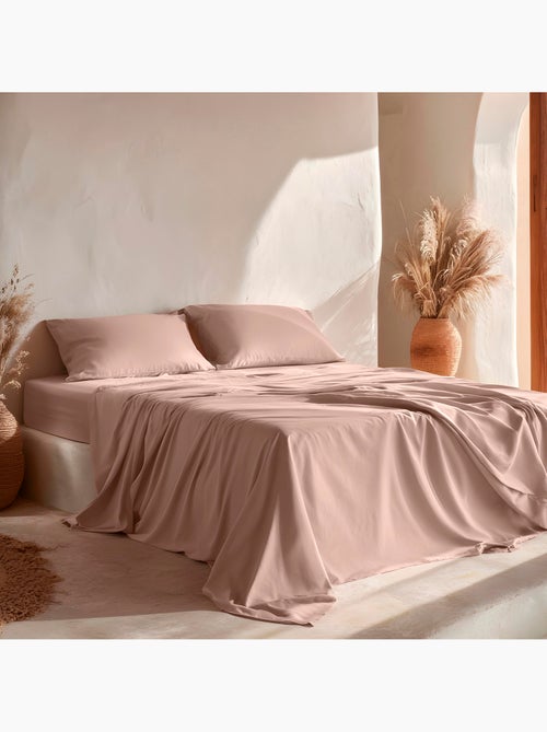 Parure de draps 100% coton, unie - Gamusi. - Kiabi