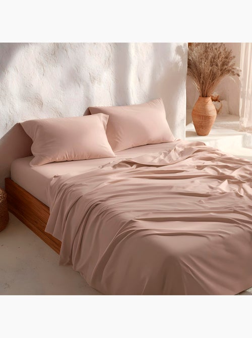 Parure de draps 100% coton, unie - Gamusi. - Kiabi