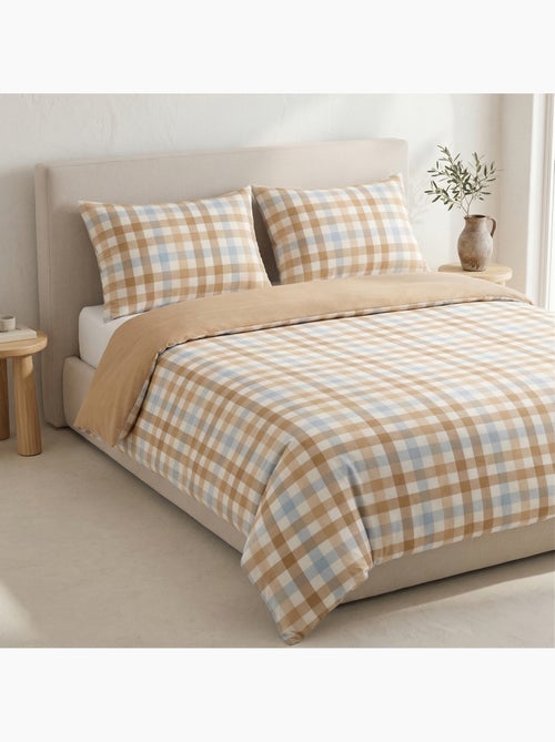 Parure de housse de couette 100% coton à carreaux vichy, taie d'oreiller incluse - Gamusi - Kiabi Parure de housse de couette 100% coton à carreaux vichy, taie d'oreiller incluse - Gamusi - Kiabi