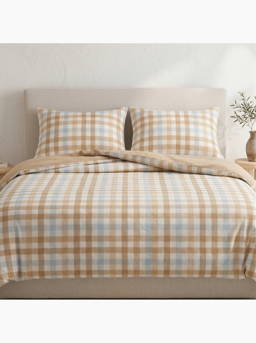 Parure de housse de couette 100% coton à carreaux vichy, taie d'oreiller incluse - Gamusi - Kiabi Parure de housse de couette 100% coton à carreaux vichy, taie d'oreiller incluse - Gamusi - Kiabi
