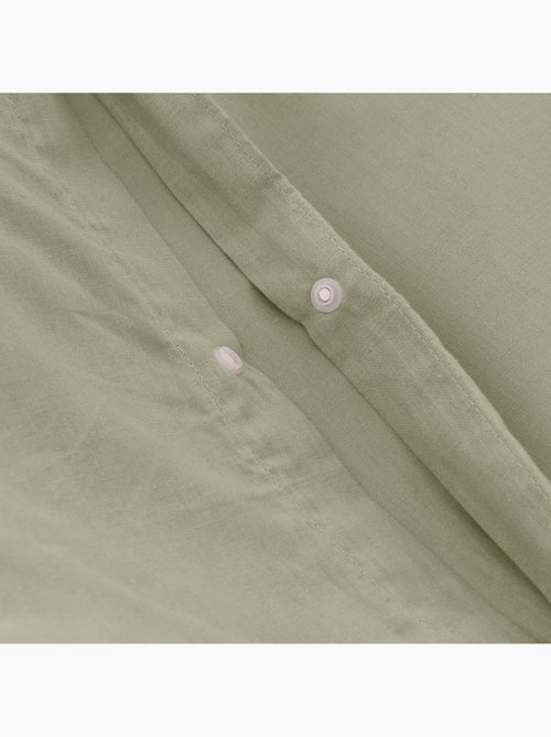 Parure de housse de couette 100% coton, avec taie(s) d’oreiller, unie - Gamusi. - Kiabi