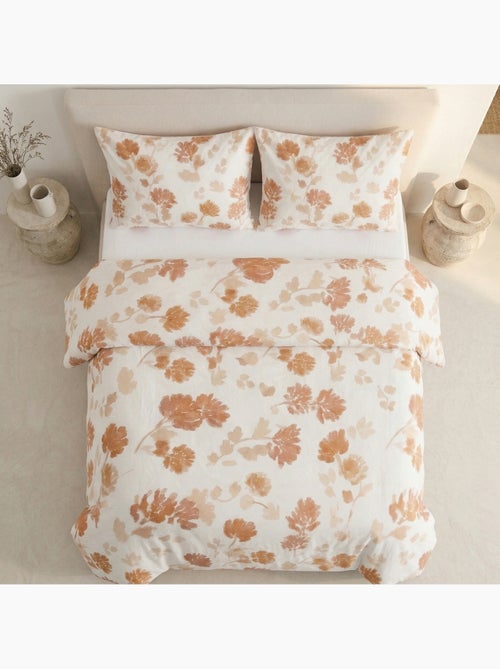 Parure de housse de couette 100% coton motif floral, taie d'oreiller incluse - Gamusi - Kiabi Parure de housse de couette 100% coton motif floral, taie d'oreiller incluse - Gamusi - Kiabi