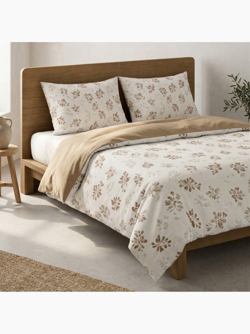 Parure de housse de couette 100% coton motif floral, taie d'oreiller incluse - Gamusi - Kiabi Parure de housse de couette 100% coton motif floral, taie d'oreiller incluse - Gamusi - Kiabi