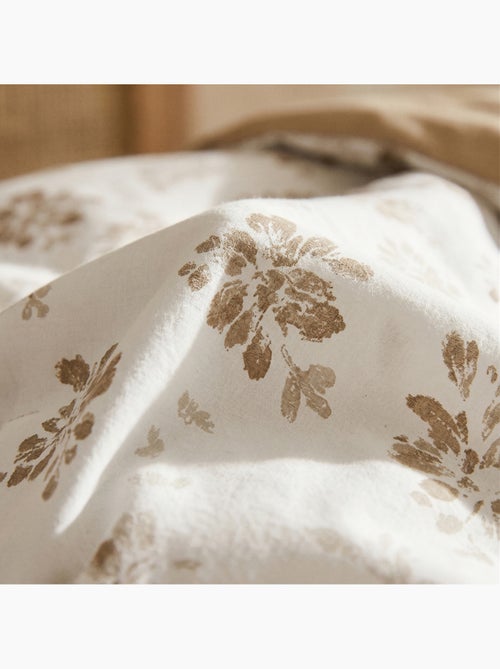 Parure de housse de couette 100% coton motif floral, taie d'oreiller incluse - Gamusi - Kiabi Parure de housse de couette 100% coton motif floral, taie d'oreiller incluse - Gamusi - Kiabi