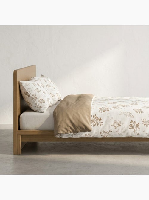 Parure de housse de couette 100% coton motif floral, taie d'oreiller incluse - Gamusi - Kiabi Parure de housse de couette 100% coton motif floral, taie d'oreiller incluse - Gamusi - Kiabi