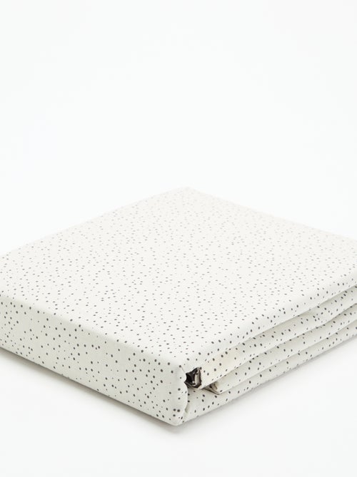 Parure de lit 1 personne (140 x 200 cm) en coton - Kiabi Parure de lit 1 personne (140 x 200 cm) en coton - Kiabi