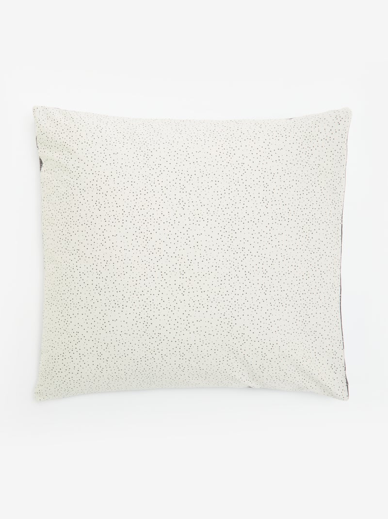 Parure de lit 1 personne (140 x 200 cm) en coton Gris - Kiabi
