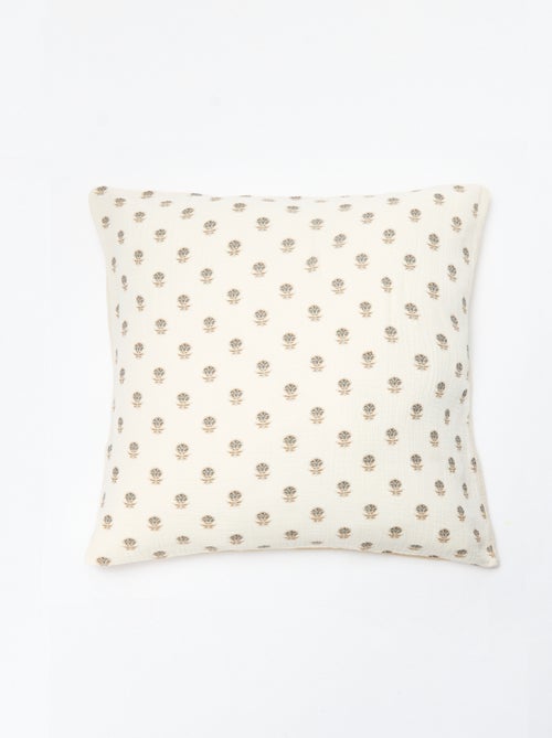 Parure de lit 1 personne 140 x 200 cm en gaze de coton - Kiabi