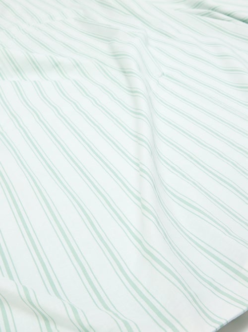 Parure de lit 1 personne (140 x 200cm) en coton 57 fils - Kiabi Home - Kiabi