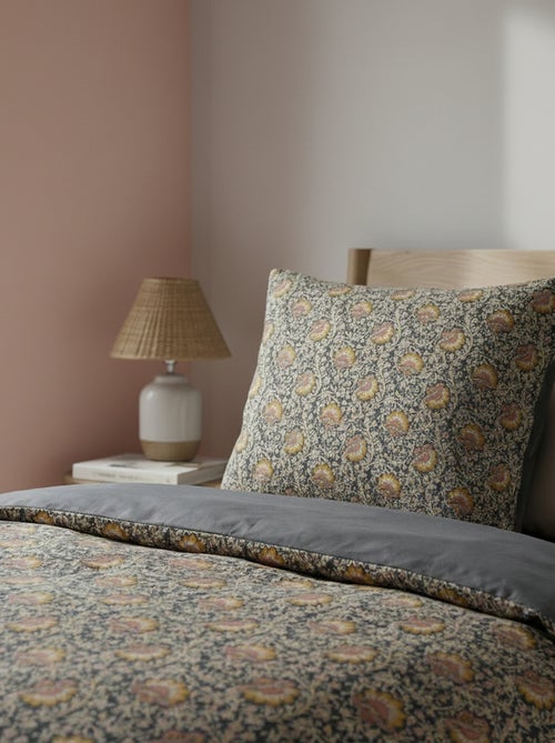 Parure de lit 1 personne (140 x 200cm) en coton 57 fils - Kiabi Home - Kiabi