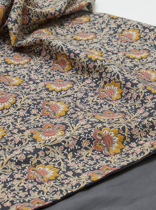 Parure de lit 1 personne (140 x 200cm) en coton 57 fils - Kiabi Home - Kiabi