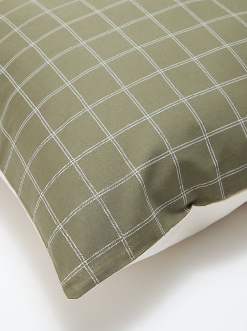 Parure de lit 1 personne (140 x 200cm) en coton 57 fils - Kiabi Home - Kiabi