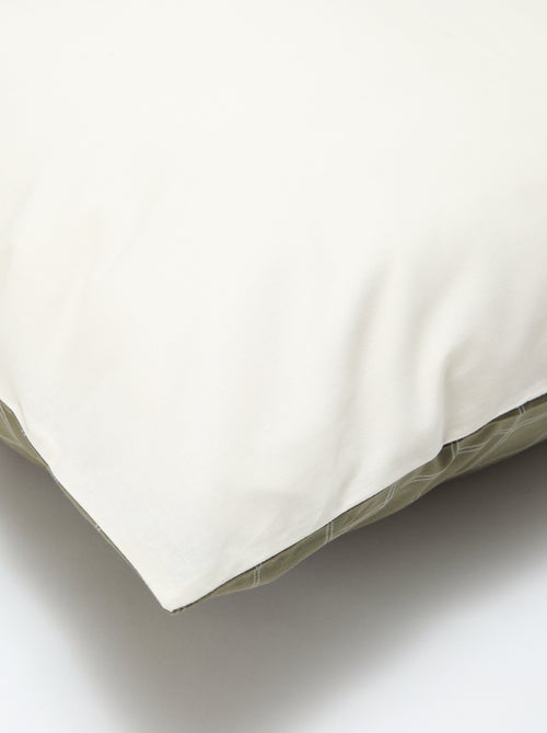 Parure de lit 1 personne (140 x 200cm) en coton 57 fils - Kiabi Home - Kiabi