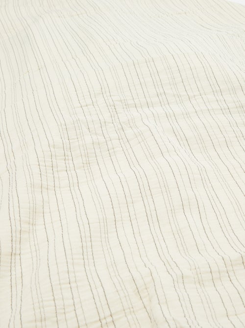 Parure de lit 1 personne (140 x 200cm) en gaze de coton - Kiabi Home - Kiabi