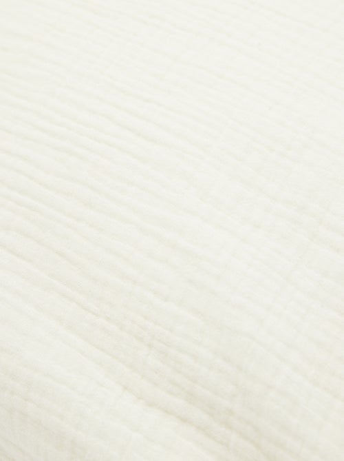 Parure de lit 1 personne (140 x 200cm) en gaze de coton - Kiabi Home - Kiabi