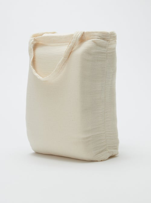 Parure de lit 1 personne (140 x 200cm) en gaze de coton - Kiabi Home - Kiabi