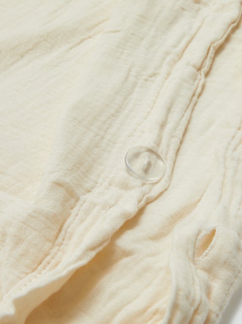 Parure de lit 1 personne (140 x 200cm) en gaze de coton - Kiabi Home - Kiabi