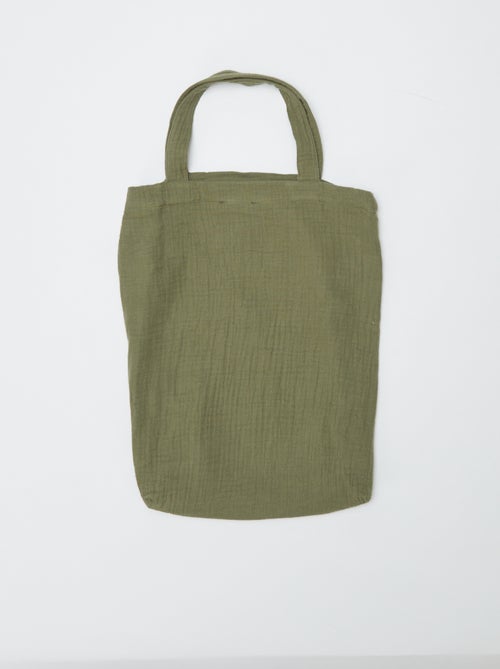 Parure de lit 1 personne (140 x 200cm) en gaze de coton - Kiabi Home - Kiabi