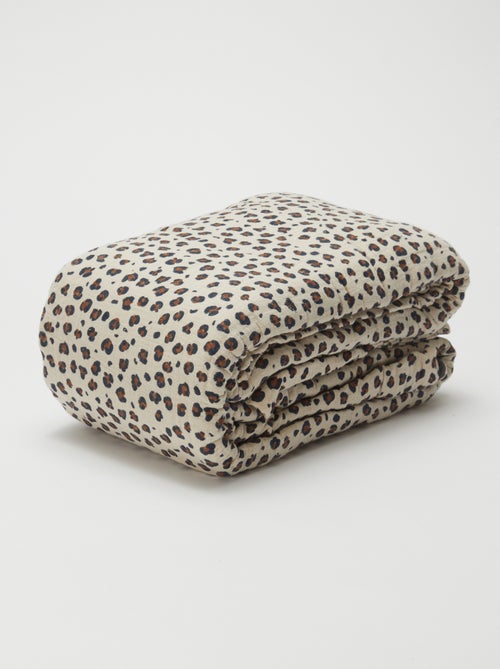 Parure de lit 1 personne (140 x 200cm) en gaze de coton - Kiabi