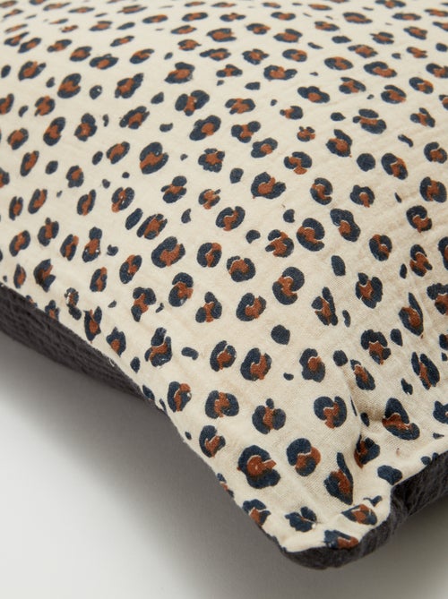 Parure de lit 1 personne (140 x 200cm) en gaze de coton - Kiabi