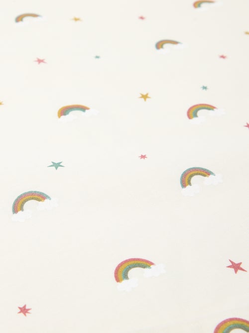 Parure de lit 1 personne 140x200 cm en coton - Kiabi Parure de lit 1 personne 140x200 cm en coton - Kiabi