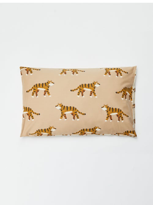 Parure de lit 1 personne 140x200 cm en coton - Kiabi Parure de lit 1 personne 140x200 cm en coton - Kiabi