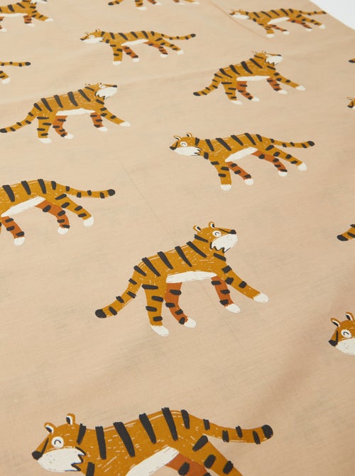 Parure de lit 1 personne 140x200 cm en coton - Kiabi Parure de lit 1 personne 140x200 cm en coton - Kiabi