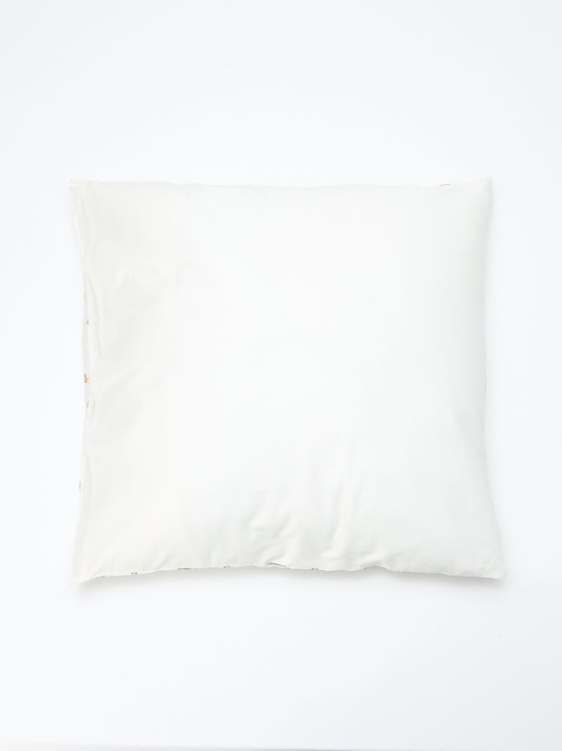 Parure de lit 1 personne 140x200 cm en coton Beige - Kiabi
