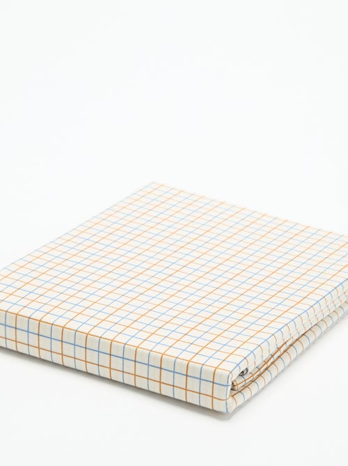 Parure de lit 1 personne 140x200 cm en coton - Kiabi Parure de lit 1 personne 140x200 cm en coton - Kiabi