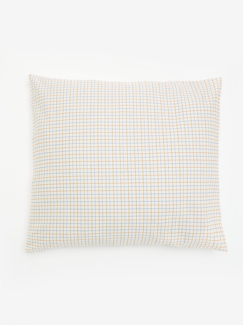 Parure de lit 1 personne 140x200 cm en coton Blanc - Kiabi