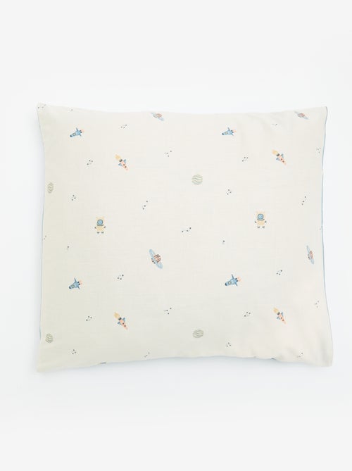 Parure de lit 1 personne 140x200 cm en coton - Kiabi Parure de lit 1 personne 140x200 cm en coton - Kiabi