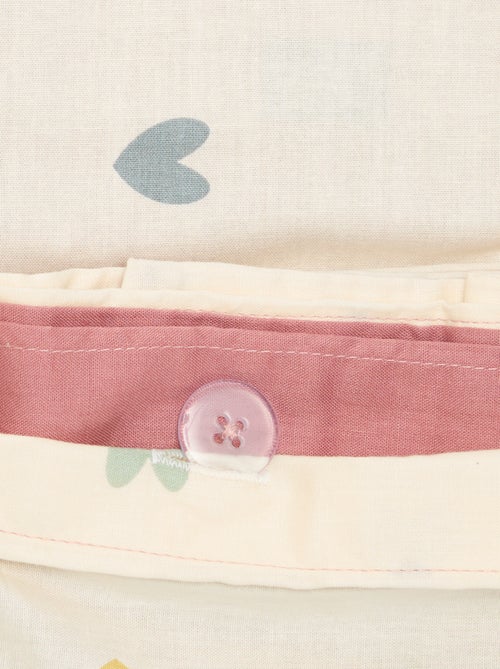 Parure de lit 1 personne 140x200 cm en coton - Kiabi Parure de lit 1 personne 140x200 cm en coton - Kiabi