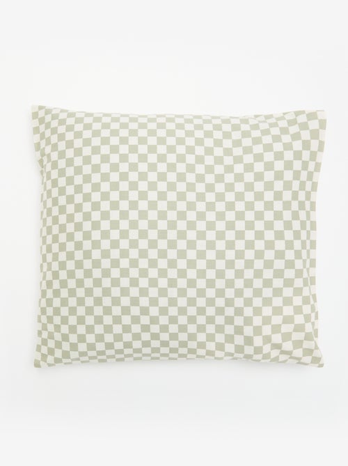 Parure de lit 1 personne 140x200 cm en coton - Kiabi